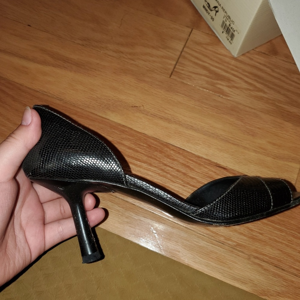 Banana republic Black heels